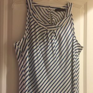 The Limited Sailor Stripe Blouse Tank